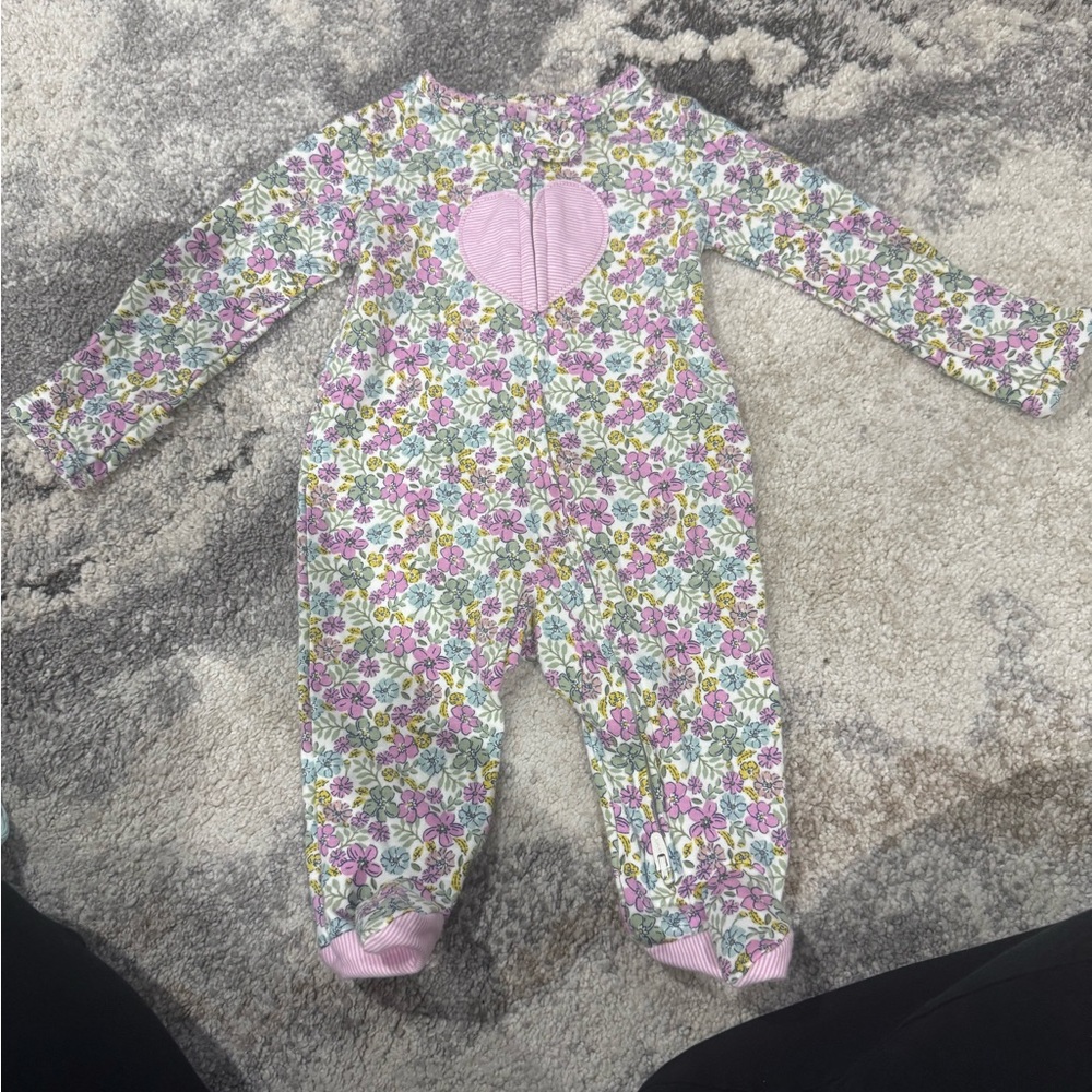 Bundle: Carter's Pink Floral One Pieces